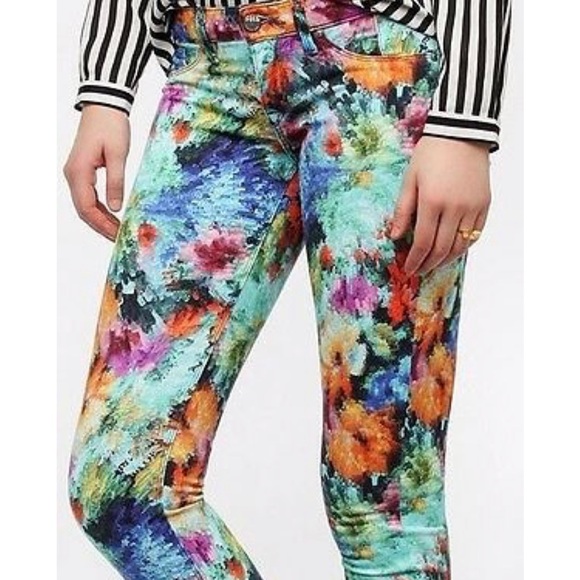 Floral print skinny jeans - Picture 3 of 7